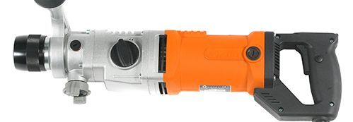Orangefarbener Bohrhammer